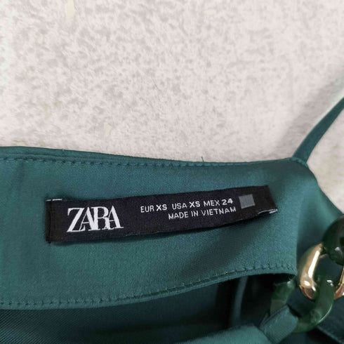 ザラ ZARA Satin Lingerie Style Dress レディース JPN:XS