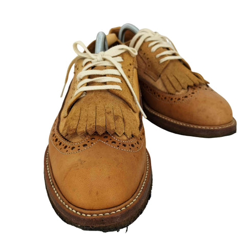 エンダースキーマ Hender Scheme キルト付き ロングウィングチップシューズ 26.5~27cm程 メンズ 5