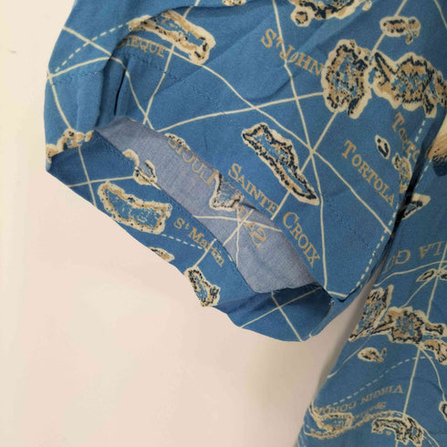 レーヨン 総柄アロハシャツ メンズ import:L
