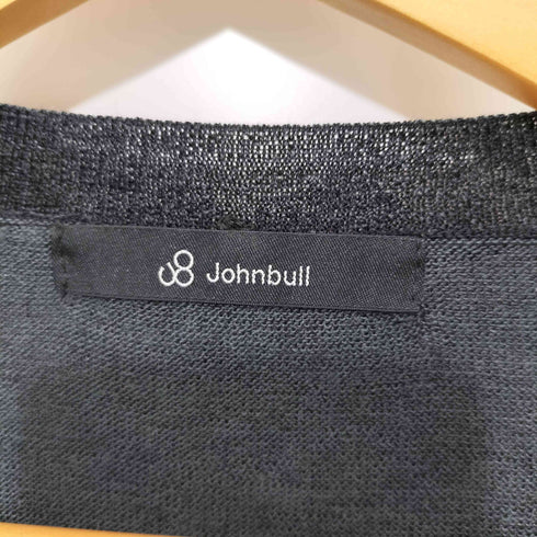 ジョンブル Johnbull ウールナイロン Vネックカーディガン メンズ import:M