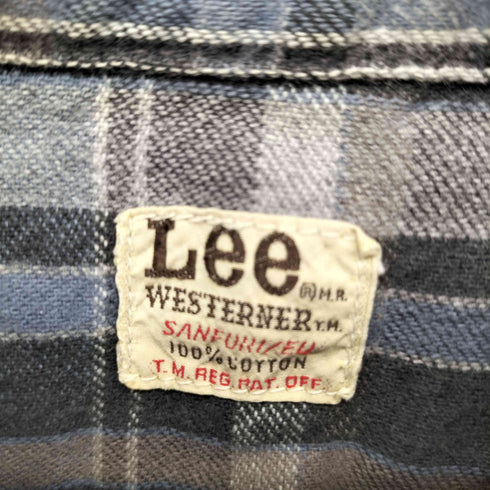 リー Lee 70s復刻 ウエスタンシャツ メンズ L
