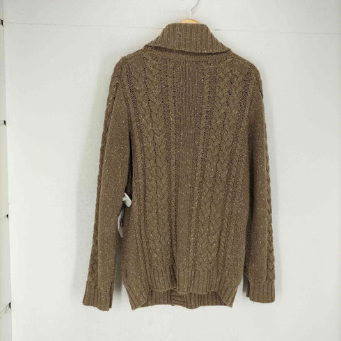 メンズメルローズ MENS MELROSE ケーブルニットカーディガン くるみボタン ボタンダウン メンズ JPN:4