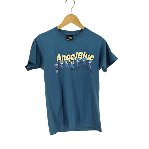エンジェルブルー ANGEL BLUE キャラクタープリント クルーネックTシャツ レディース
