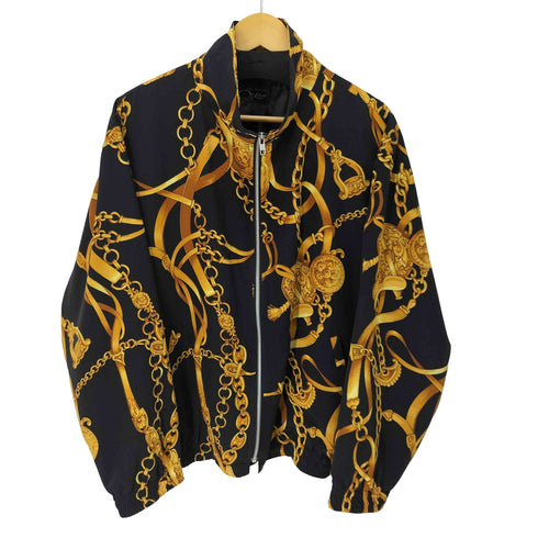 フルギ THE COLLECTION V FIVE FOR MEN チェーン柄 ジップアップブルゾン メンズ JPN:L