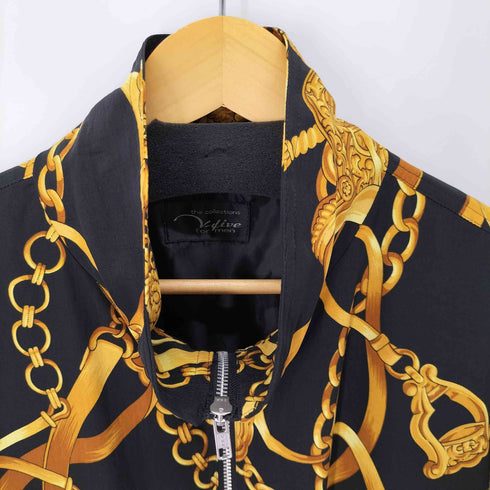 フルギ THE COLLECTION V FIVE FOR MEN チェーン柄 ジップアップブルゾン メンズ JPN:L