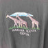 HAKUNA MATATA KENYA キリン刺繍 半袖Tシャツ メンズ L
