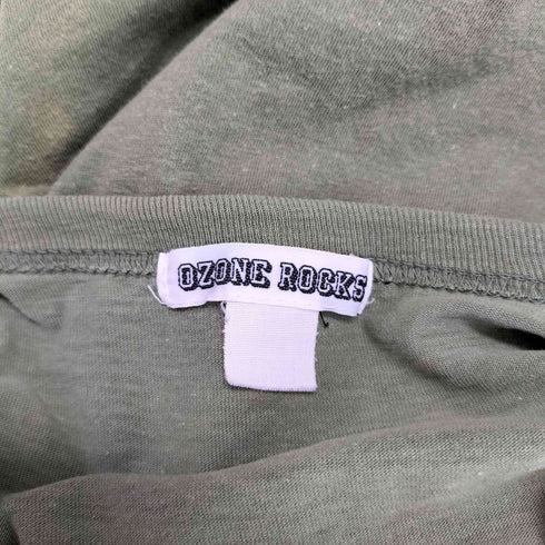 オゾンロックス OZONE ROCKS 90s 袖シングルステッチ ロゴ 両面プリント Tシャツ メンズ JPN:L