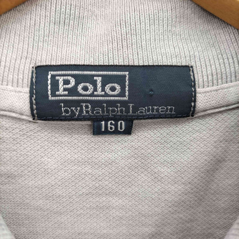 ポロバイラルフローレン Polo by RALPH LAUREN ポニー刺繍 鹿の子 S/Sポロシャツ レディース 160
