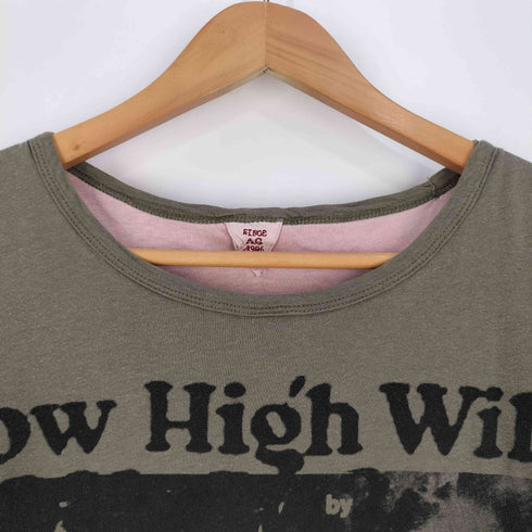 AG 1996 How High Will プリント ダブルフェイス リバーシブル Tシャツ メンズ JPN:1