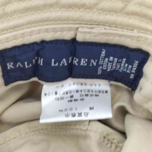 ラルフローレン RALPH LAUREN ワンポイント刺繍バケットハット メンズ S/M