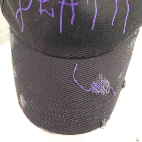 アザストーキョー AZS TOKYO PEATH クラッシュ加工キャップ メンズ F