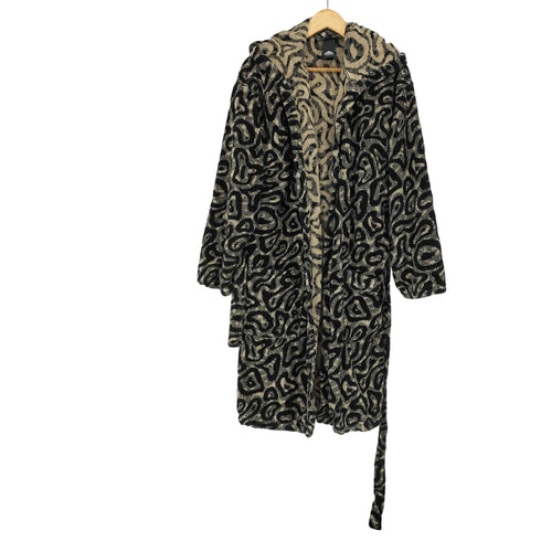 ディーゼル DIESEL LIVING HOME LINEN 総柄ガウンコート レディース L/XL