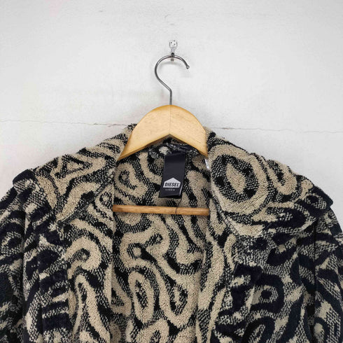 ディーゼル DIESEL LIVING HOME LINEN 総柄ガウンコート レディース L/XL
