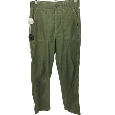 ユーエスアーミー U.S. ARMY 72年製造 UTILITY FATIGUE TROUSERS ベイカーパンツ メンズ 30×31