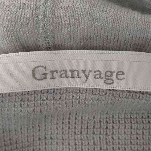 グランヤージュ Granyage カシミヤ混ニットパーカー レディース EUR:38