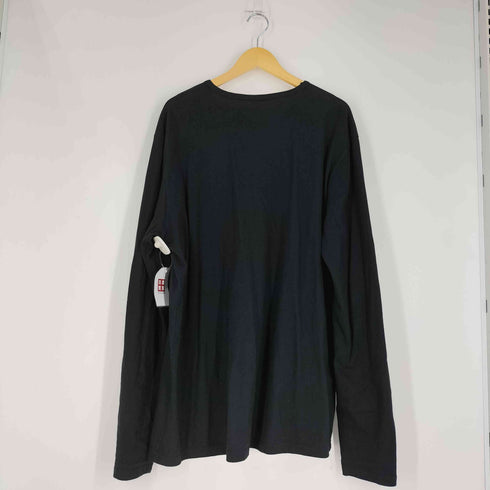 バンド ロゴプリント ロングスリーブTシャツ メンズ 3XL