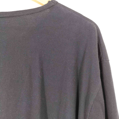 バンド ロゴプリント ロングスリーブTシャツ メンズ 3XL