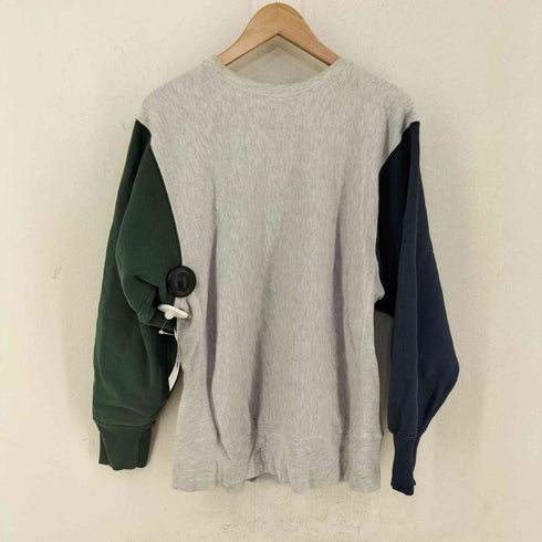 チャンピオン Champion USA製 刺繍タグ REVERSE WEAVE クレイジーパターン クルーネックスウェット メンズ import:L