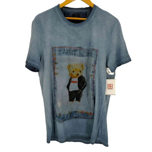 ロストインアルビオン LOST IN ALBION イタリア製 デザインクルーネックTシャツ メンズ import:L