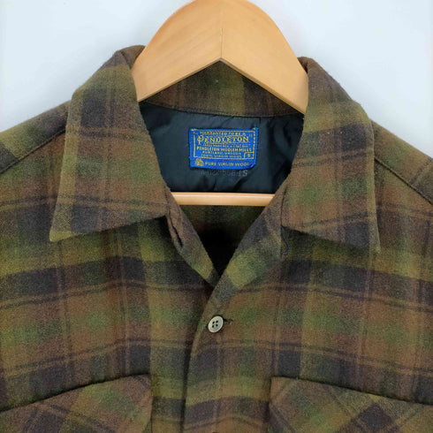 ペンドルトン PENDLETON 70S 2ポケット チェック ボードシャツ メンズ import:S