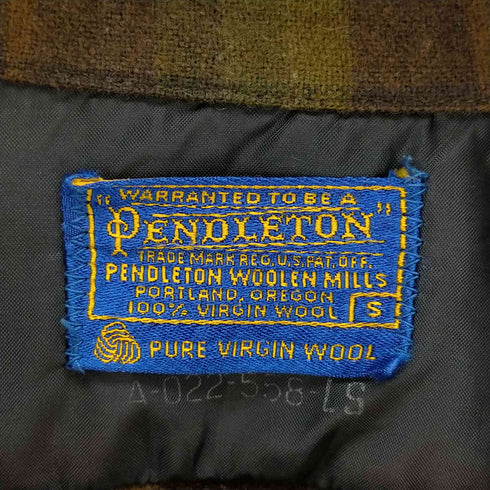 ペンドルトン PENDLETON 70S 2ポケット チェック ボードシャツ メンズ import:S
