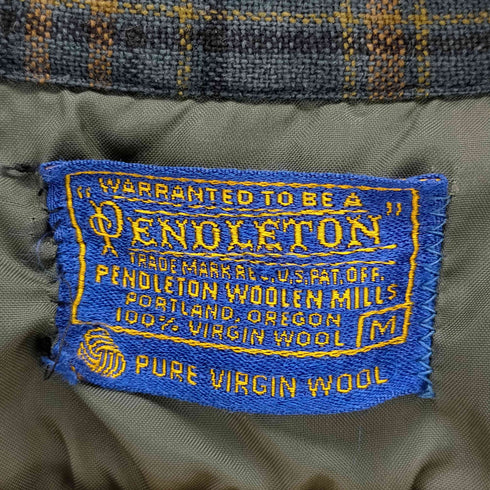 ペンドルトン PENDLETON 70S 2ポケット チェック ボードシャツ メンズ import:M