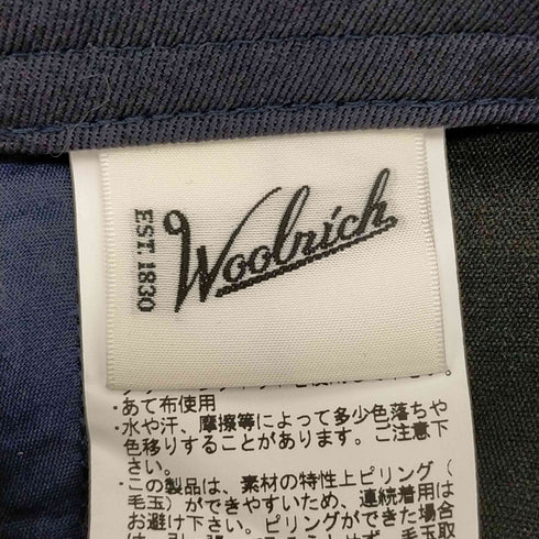 ウールリッチ WOOLRICH ウール チェック 6パネルキャップ メンズ