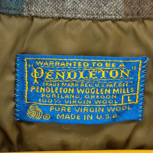 ペンドルトン PENDLETON 70S 2ポケット ボードシャツ メンズ import:L