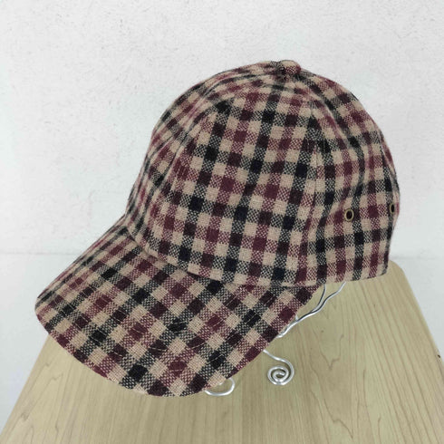 ウールリッチ WOOLRICH ウール チェック 6パネルキャップ メンズ