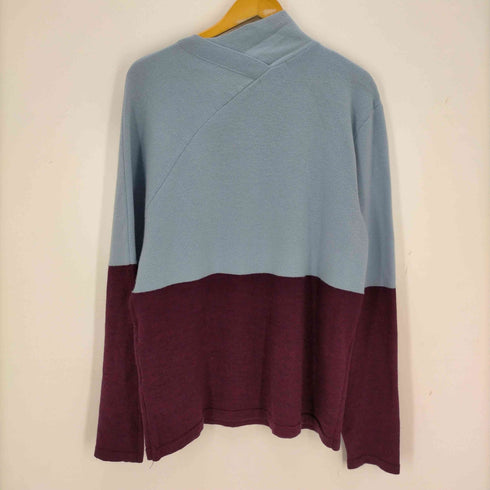 ノブユキマツイ Nobuyuki Matsui カシミヤ混 One Side High Neck Pullover メンズ JPN:3