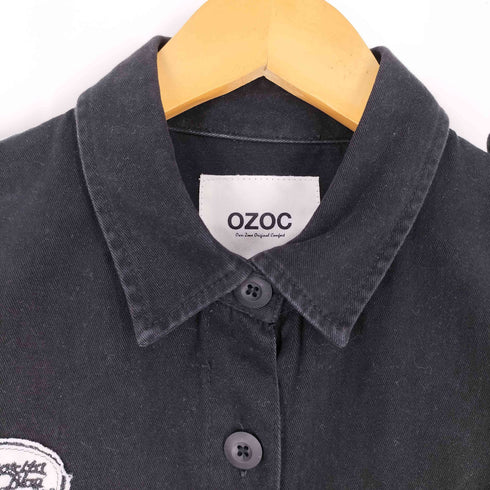 オゾック OZOC ワッペン ミリタリージャケット レディース JPN:38