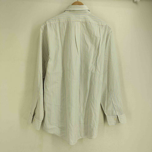 ブルックスブラザーズ BROOKS BROTHERS SLIM FIT マルチカラー ストライプ柄 長袖 コットンシャツ メンズ 16-33