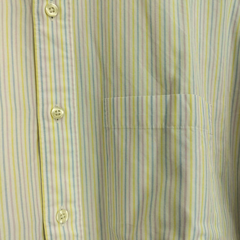 ブルックスブラザーズ BROOKS BROTHERS SLIM FIT マルチカラー ストライプ柄 長袖 コットンシャツ メンズ 16-33
