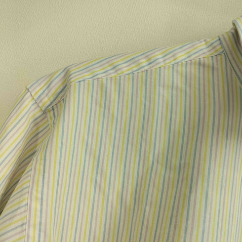ブルックスブラザーズ BROOKS BROTHERS SLIM FIT マルチカラー ストライプ柄 長袖 コットンシャツ メンズ 16-33