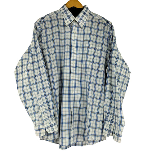 エルエルビーン L.L.Bean WRINKLE AND STAIN RESISTANT L/S チェックボタンダウンシャツ メンズ JPN:M