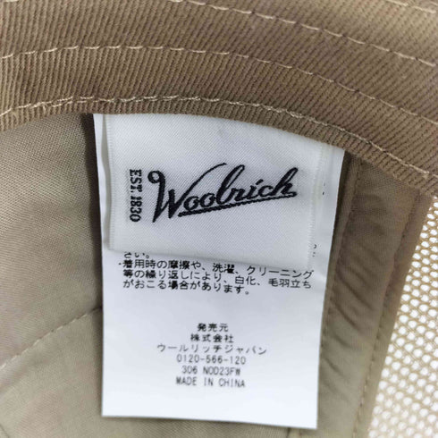 ウールリッチ WOOLRICH TRUCKER CAP メンズ
