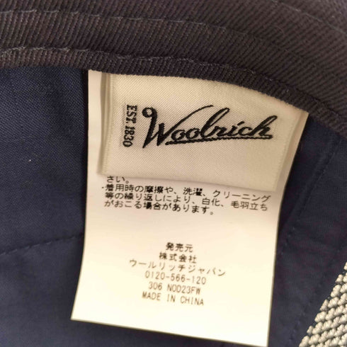 ウールリッチ WOOLRICH TRUCKER CAP メンズ