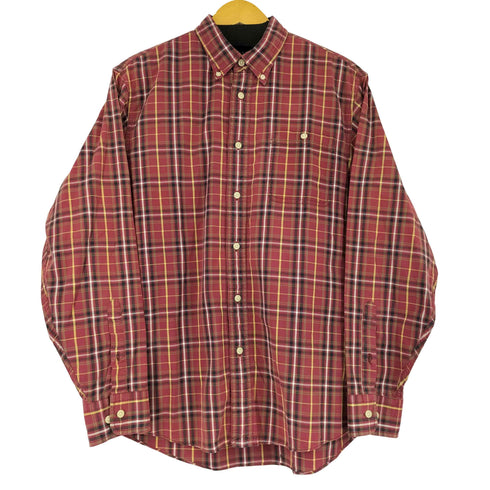 ランズエンド LANDS END タータンチェック L/S ボタンダウンシャツ メンズ JPN:M