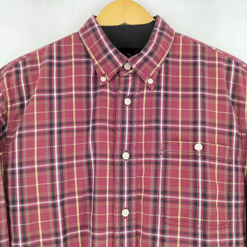 ランズエンド LANDS END タータンチェック L/S ボタンダウンシャツ メンズ JPN:M