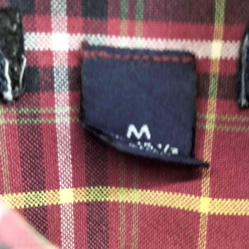 ランズエンド LANDS END タータンチェック L/S ボタンダウンシャツ メンズ JPN:M