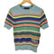 ポロラルフローレン POLO RALPH LAUREN マルチ ボーダー コットン S/S ニット レディース import:S