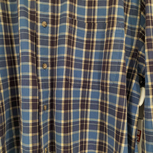 エディーバウアー Eddie Bauer 90~00s タータンチェック L/S ボタンダウンシャツ メンズ JPN:M