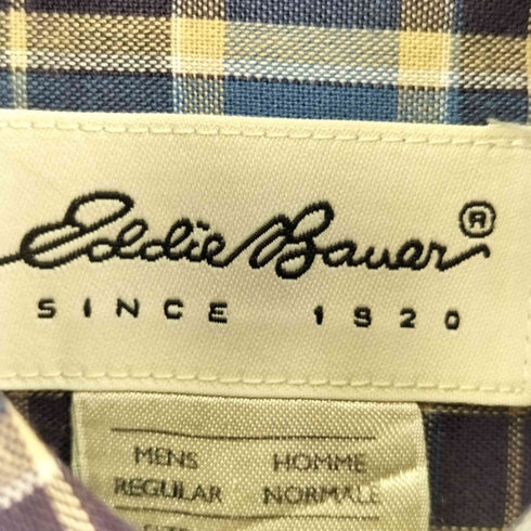 エディーバウアー Eddie Bauer 90~00s タータンチェック L/S ボタンダウンシャツ メンズ JPN:M