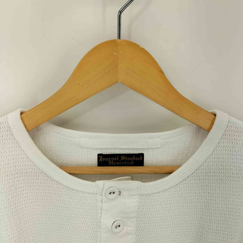 ジャーナルスタンダードホームステッド JOURNAL STANDARD J.S HOMESTEAD ワッフルヘンリーネックカットソー メンズ JPN:M