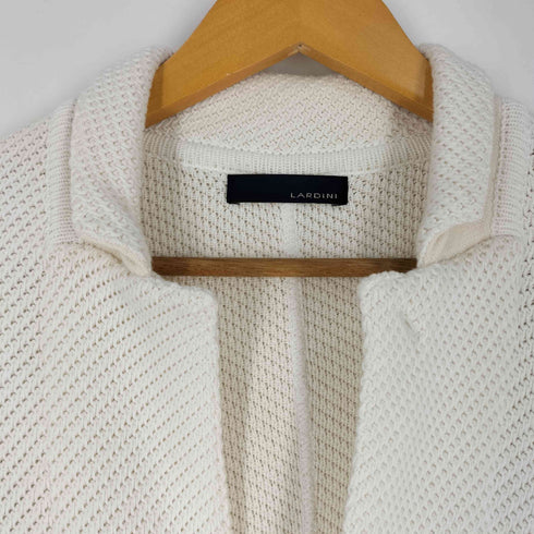 ラルディー二 LARDINI コットンニット 2B テーラードジャケット メンズ import:XS