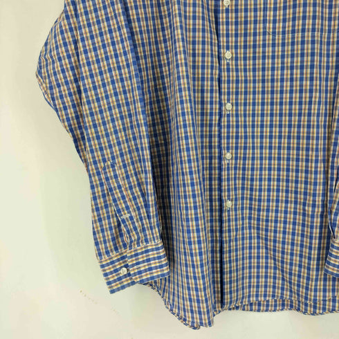 ニーマンマーカス Neiman Marcus TRIM FIT 60s 2-PLY チェックレギュラーカラーシャツ メンズ 17 36/37