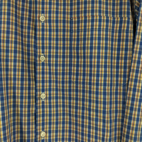 ニーマンマーカス Neiman Marcus TRIM FIT 60s 2-PLY チェックレギュラーカラーシャツ メンズ 17 36/37