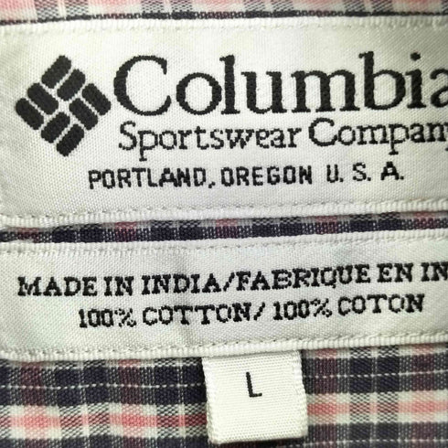 コロンビア Columbia 00s チェック柄 L/S ボタンダウンシャツ メンズ JPN:L