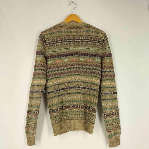 ポロバイラルフローレン Polo by RALPH LAUREN HAND KNIT リネンシルク フェアアイル ニットカーディガン メンズ import:S