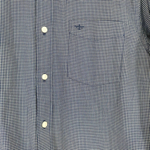 ドッカーズ DOCKERS コットンポリ チェック柄 L/S ボタンダウンシャツ メンズ JPN:M